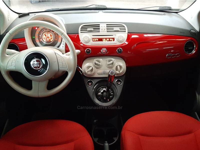 FIAT - 500 - 2012/2012 - Vermelha - R$ 43.990,00